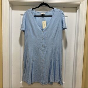 Universal Thread short sleeve button up a-line dress size xl